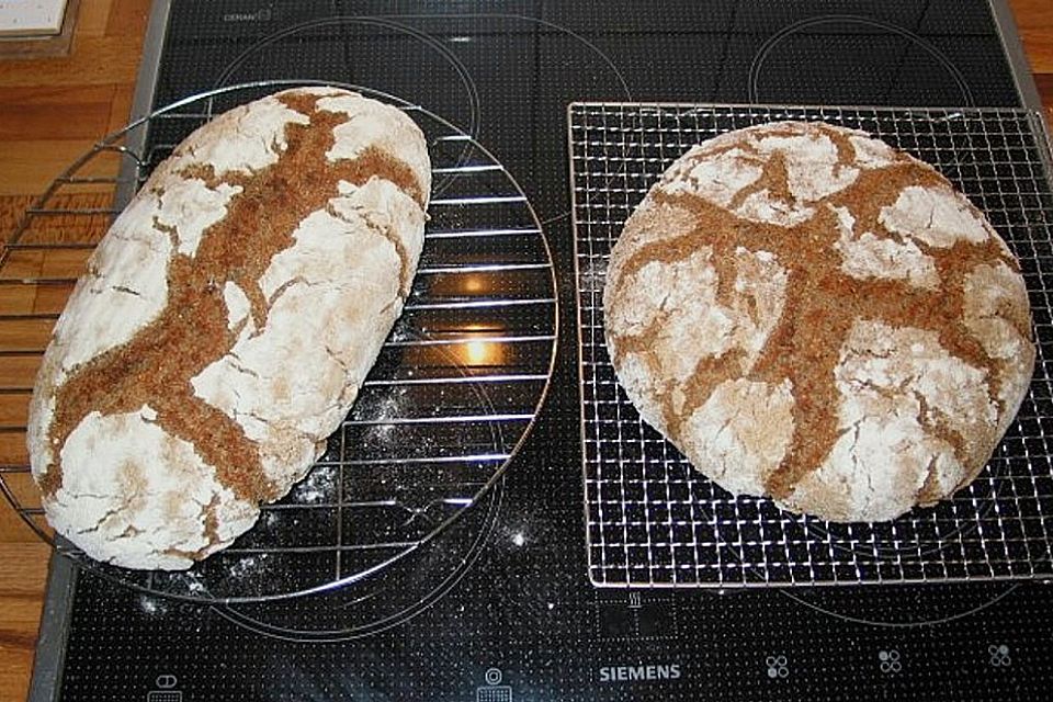 Hausgemachtes Roggenbrot