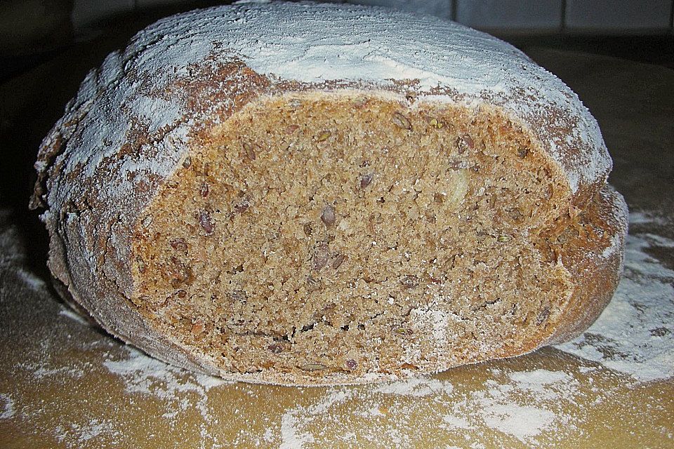 Hausgemachtes Roggenbrot