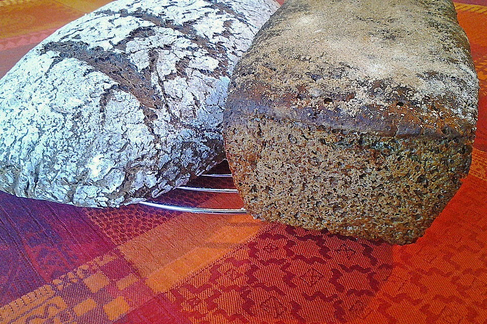 Hausgemachtes Roggenbrot