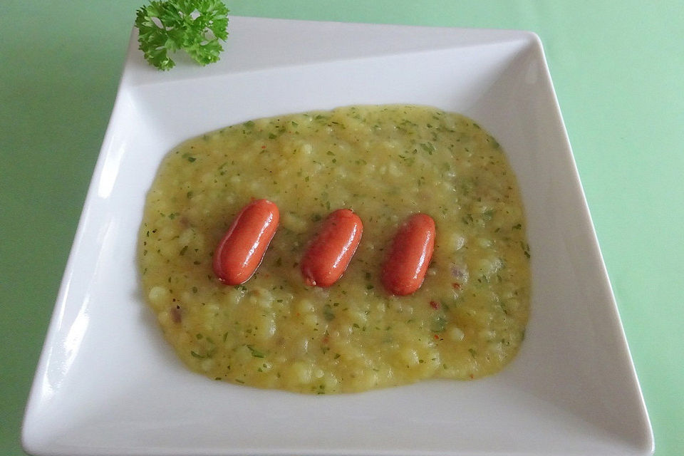 Einfache Kartoffelsuppe