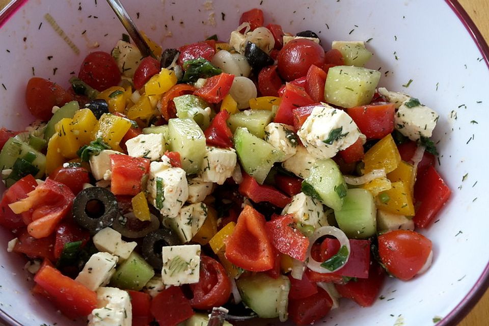 Sommerlicher Salat