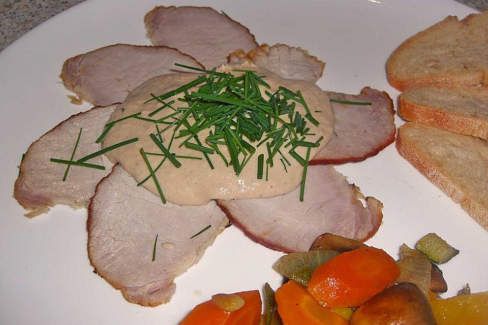 Thunfischmayonnaise z. B. für Vitello Tonnato