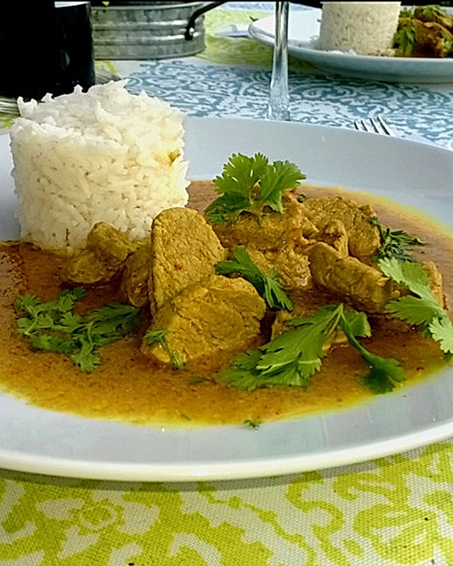 Schweinefleisch - Curry