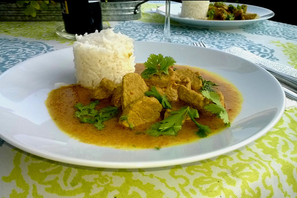 Schweinefleisch - Curry