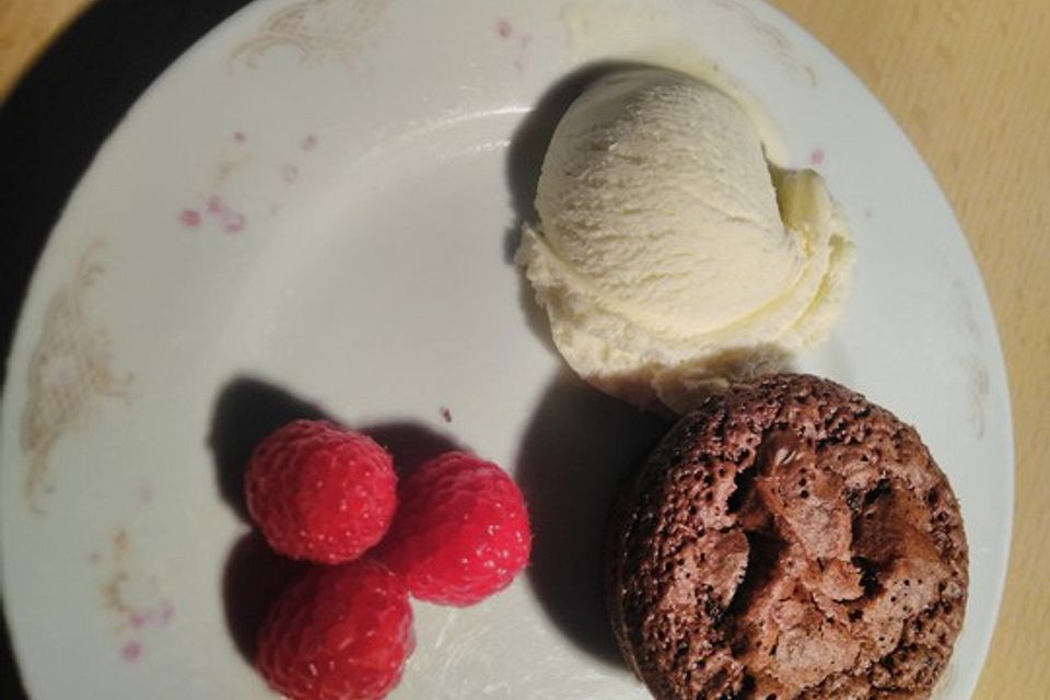 Schokoladenkuchen mit flüssigem Kern à la Italia