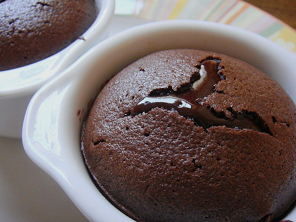 Schokoladenkuchen mit flüssigem Kern à la Italia von kofuma| Chefkoch