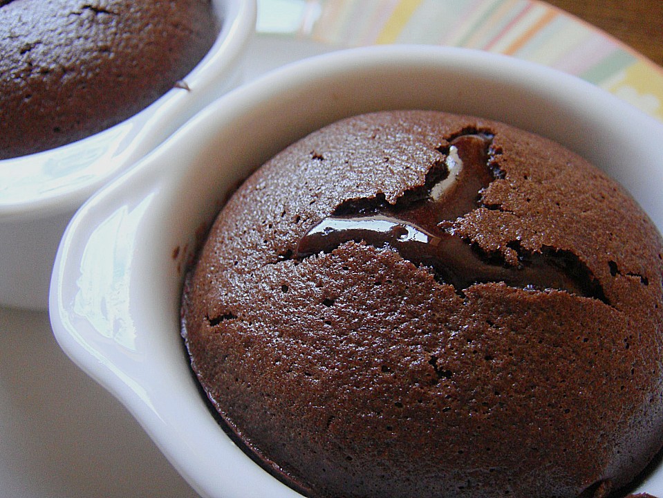 Schokoladenkuchen mit flüssigem Kern à la Italia von kofuma | Chefkoch