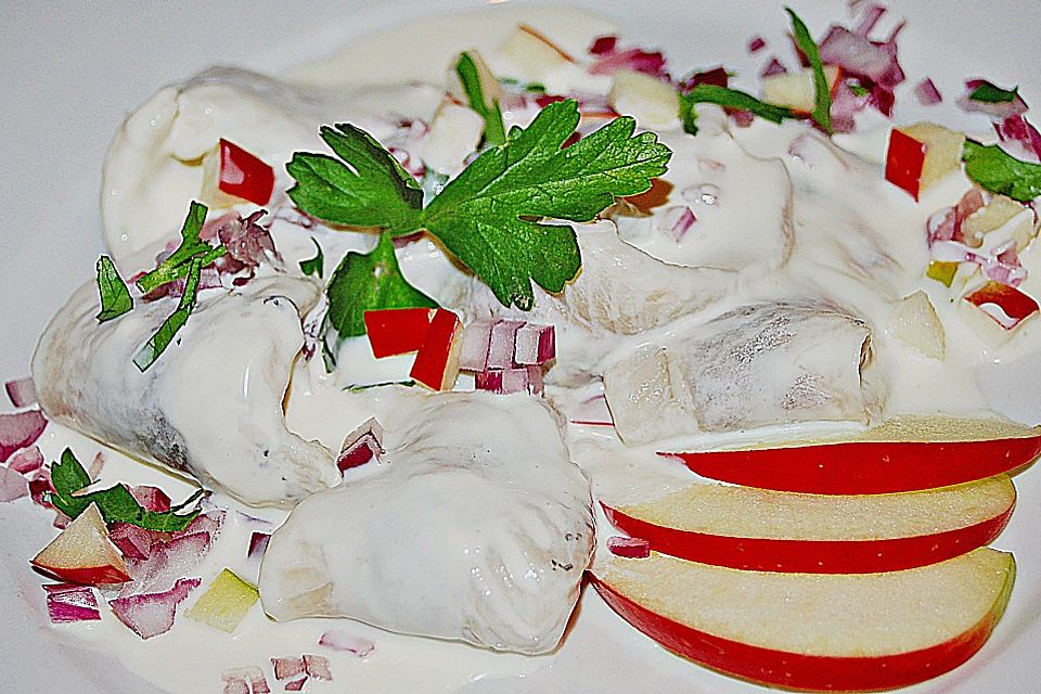 Sahne - Matjes - Salat