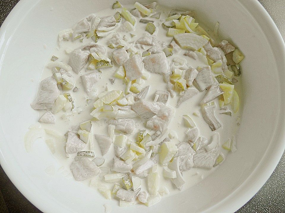 Sahne - Matjes - Salat von baerbelchen| Chefkoch
