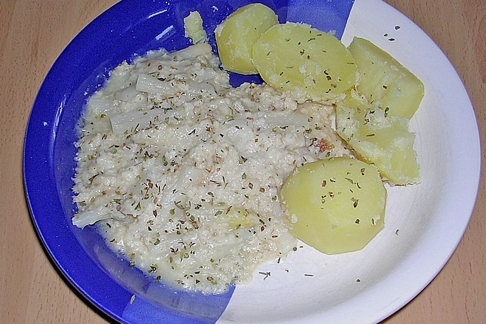 Spargel - Fisch - Frikassee