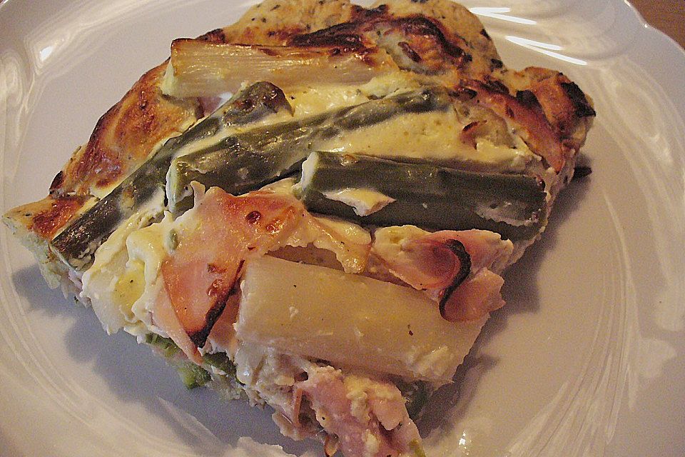 Spargel - Quiche