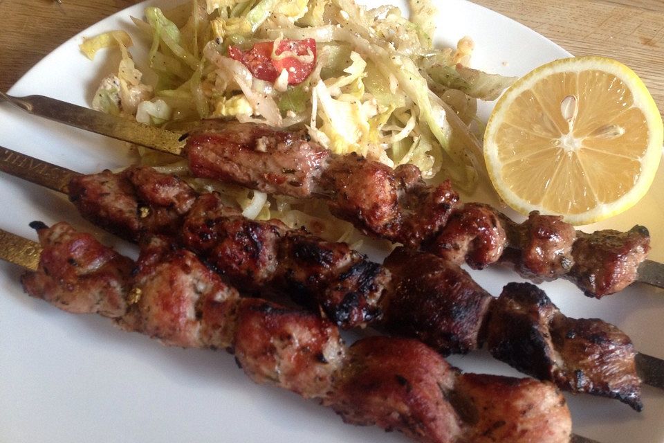 Griechische Fleischspiesse Griechische Fleischspiesse