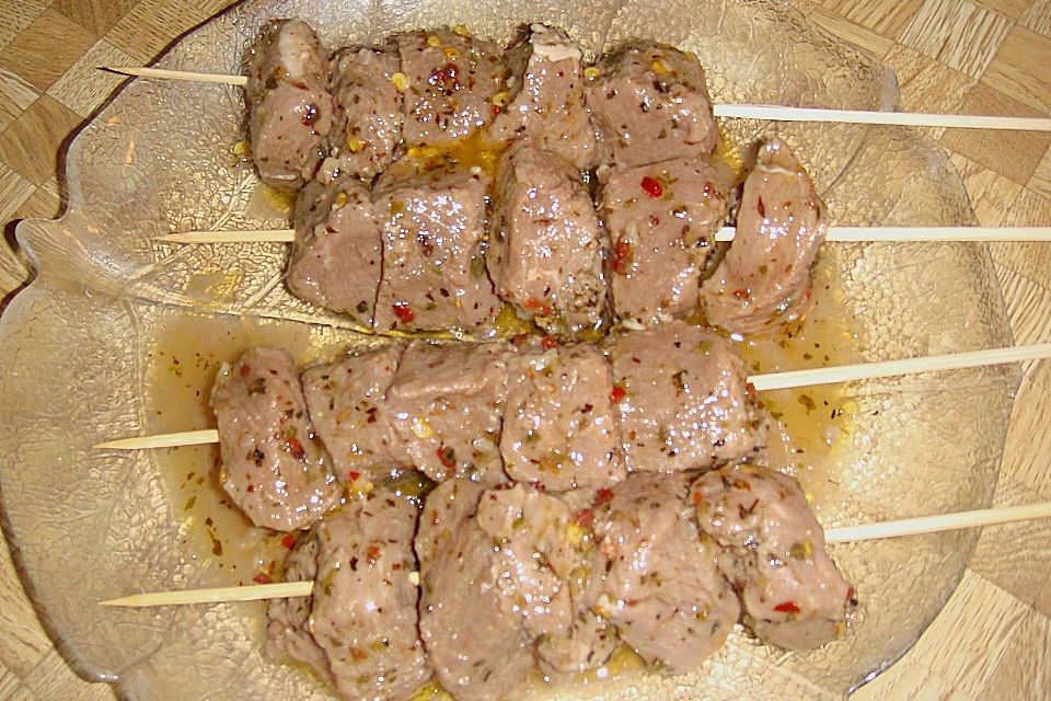 Griechische Fleischspiesse Griechische Fleischspiesse