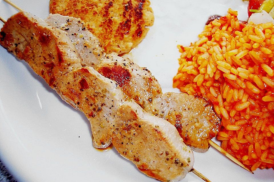 Griechische Fleischspiesse Griechische Fleischspiesse