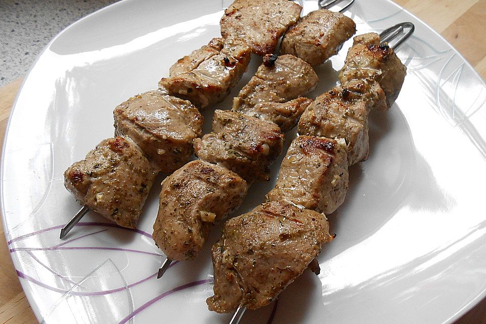 Griechische Fleischspiesse Griechische Fleischspiesse