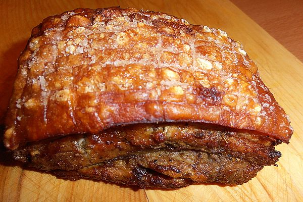 Schweinebauch aus dem Ofen, knusprig von bbronsart | Chefkoch