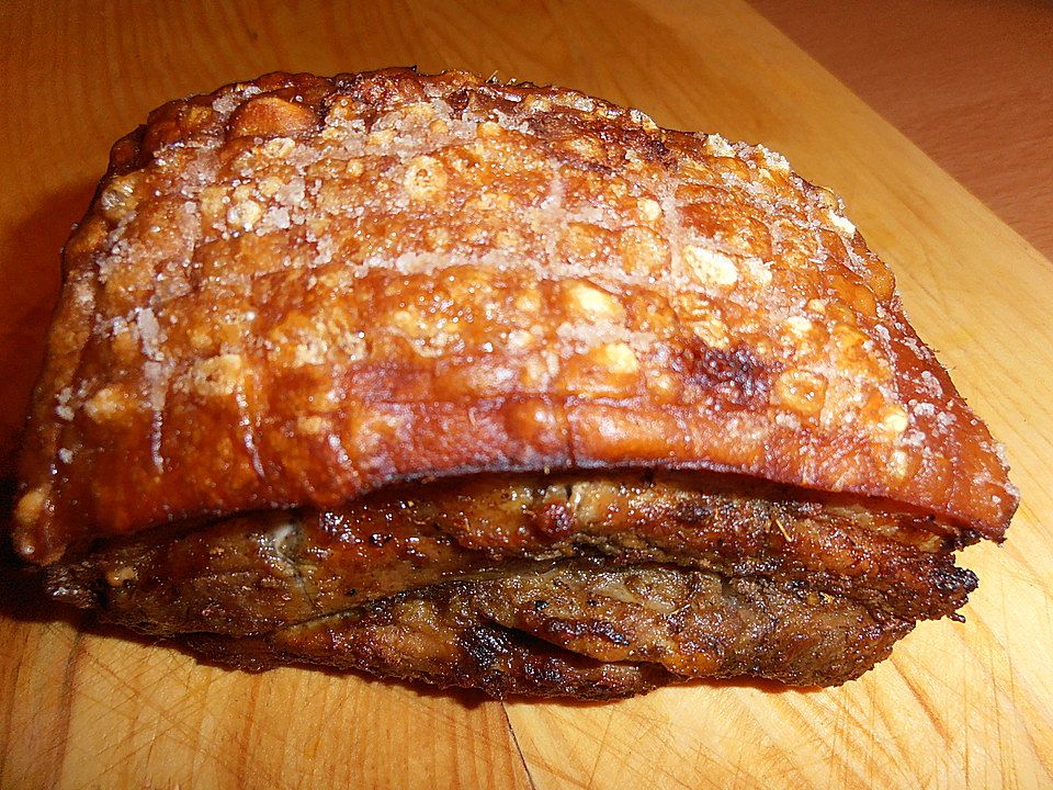 Schweinebauch aus dem Ofen, knusprig von bbronsart | Chefkoch