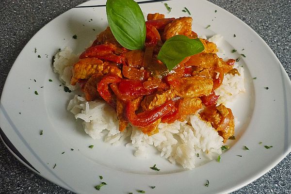 Putengeschnetzeltes mit Paprika von forte | Chefkoch