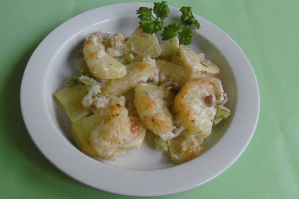 Apfel - Sellerie - Gratin