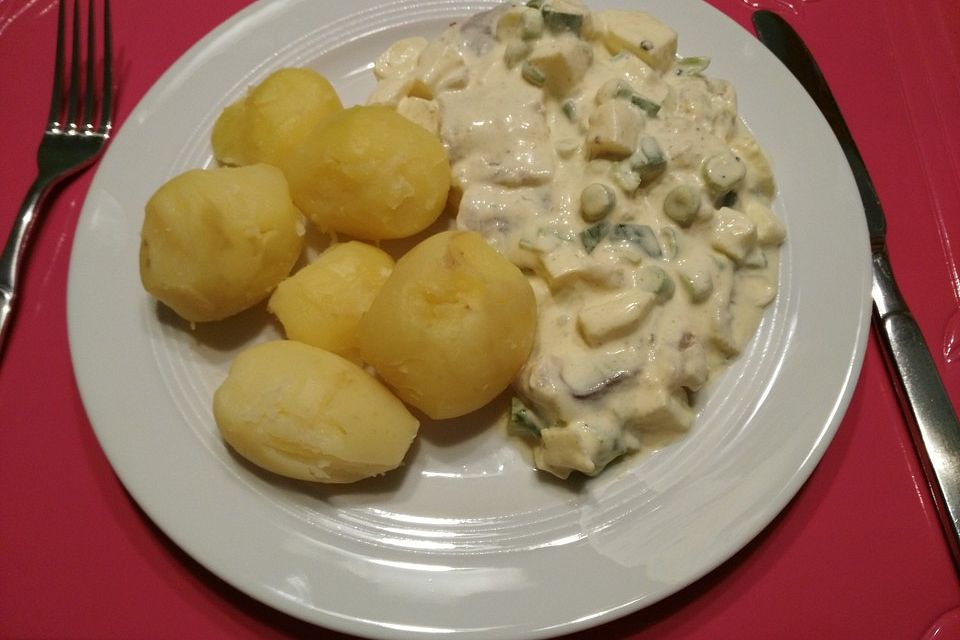 Matjes in Curry - Sahne