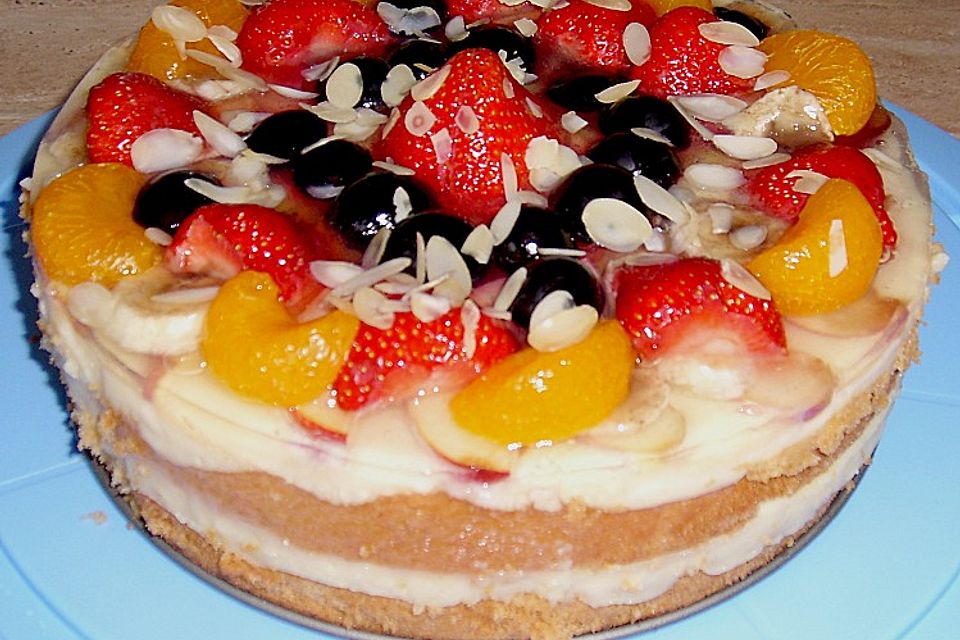 Ölkuchenteig für Obstkuchen