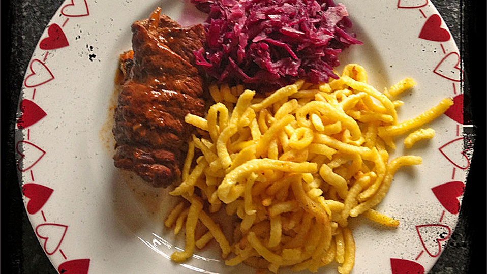 Rotwein - Rouladen von Saggau