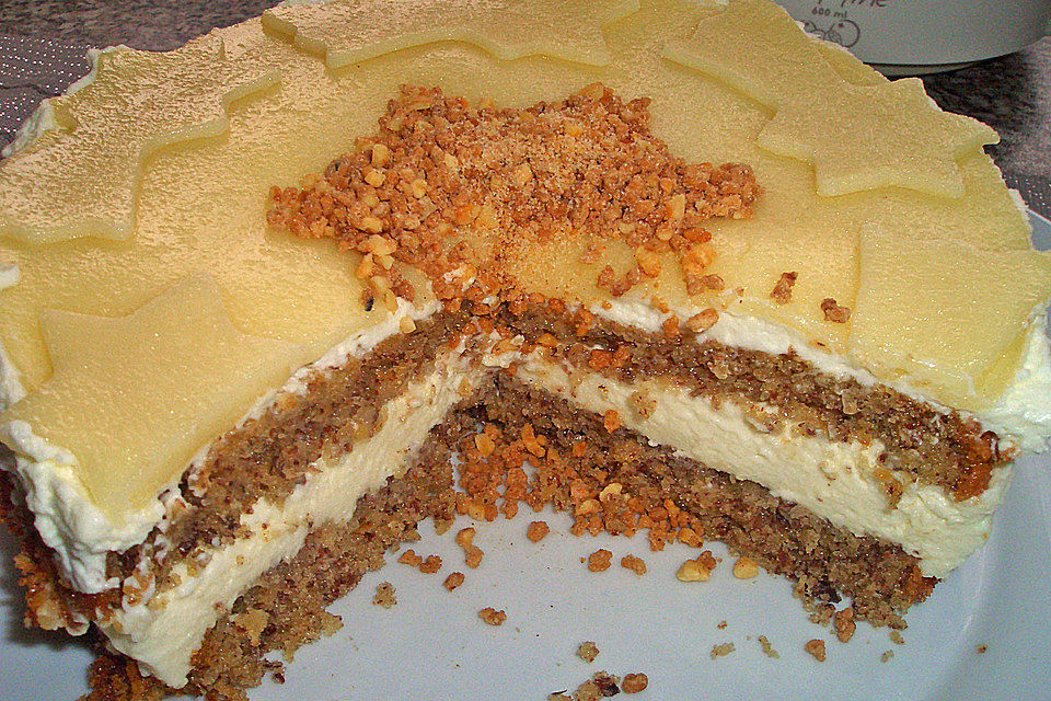 Marzipan - Nuss - Torte