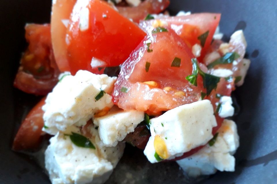 Tomatensalat mit Feta