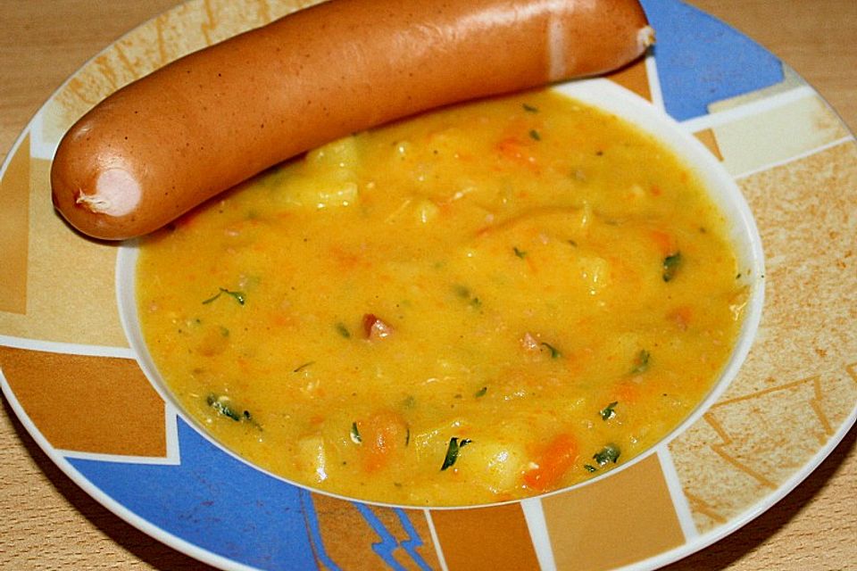 Sächsische Kartoffelsuppe