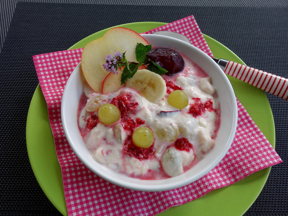 Quarkspeise mit Früchten von süsse1| Chefkoch