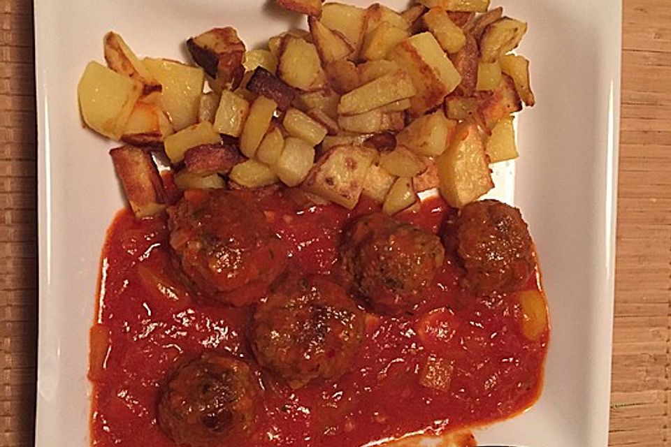 Albondigas in Tomatensauce