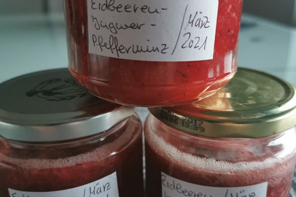Erdbeer-Ingwer Marmelade