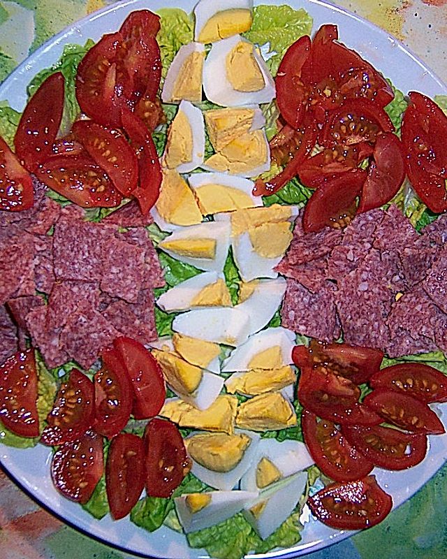 Italienische Salatplatte