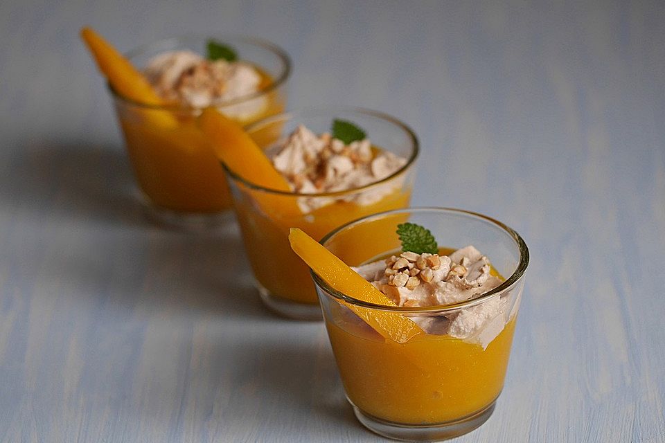 Mango - Dessert mit Mascarpone