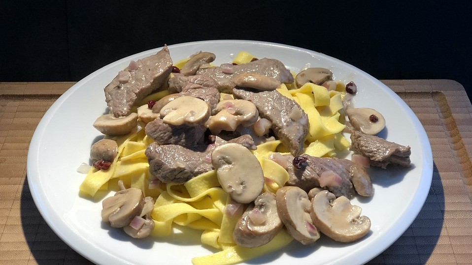 Rindergeschnetzeltes mit Champignons von bakis