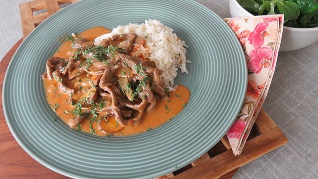Rindergeschnetzeltes mit Champignons von bakis