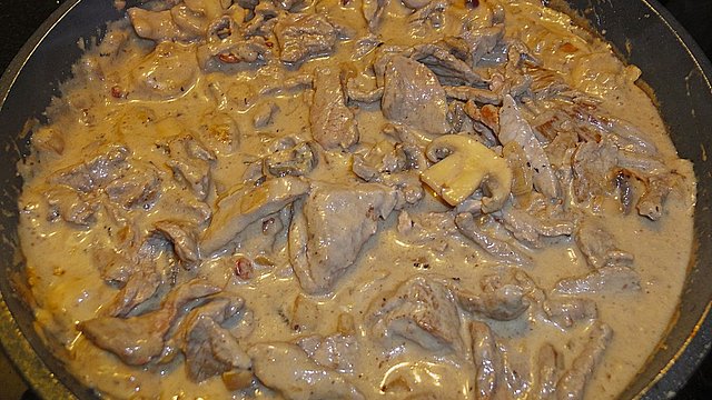 Rindergeschnetzeltes mit Champignons von bakis