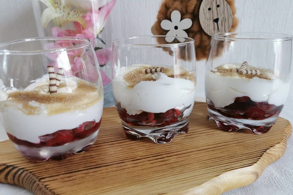 Himbeer - Sahne - Pudding