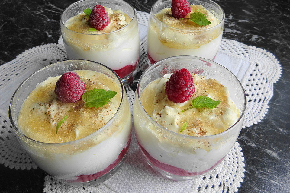 Himbeer - Sahne - Pudding