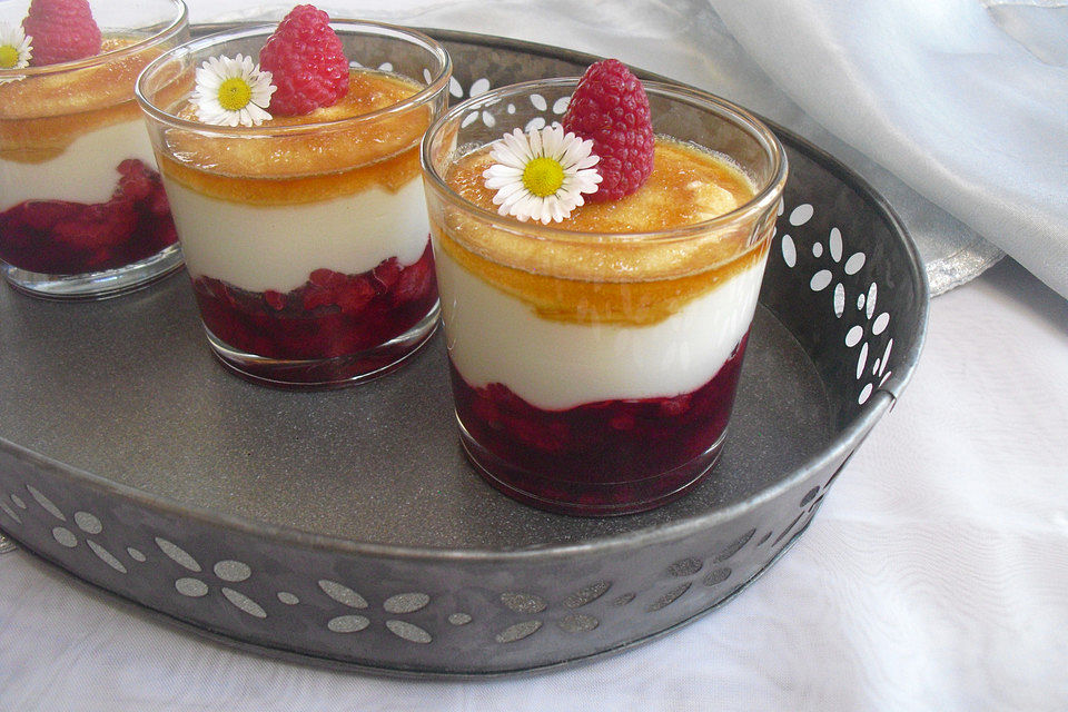 Himbeer - Sahne - Pudding