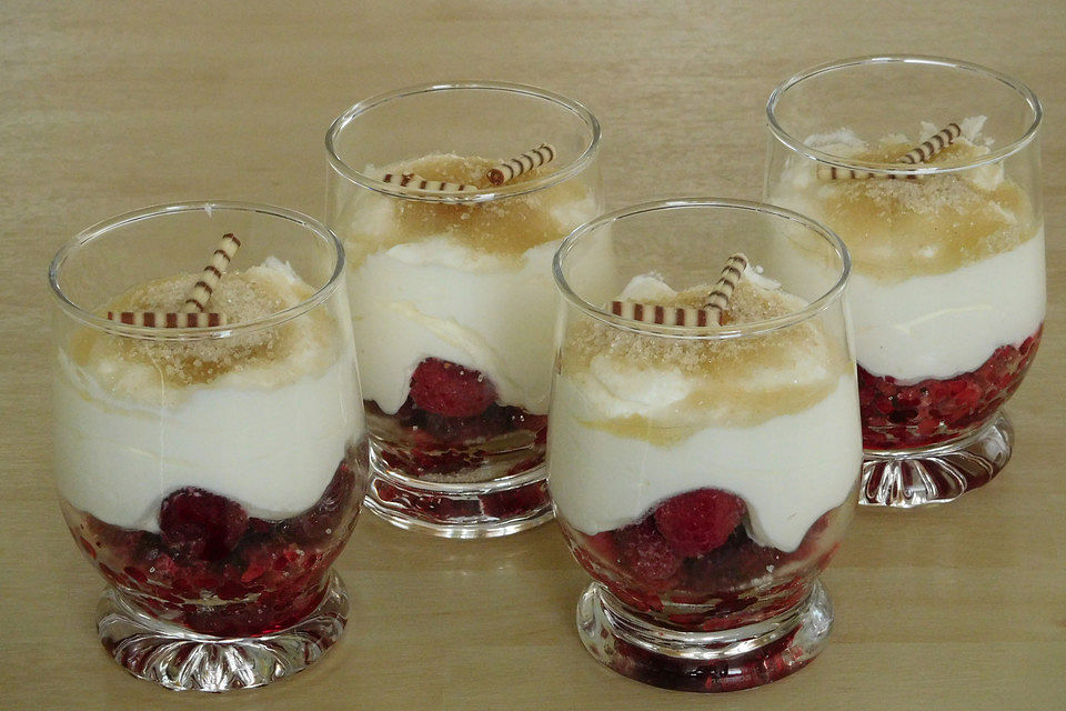 Himbeer - Sahne - Pudding