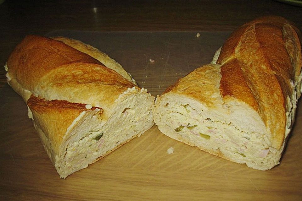 Gefülltes Baguette