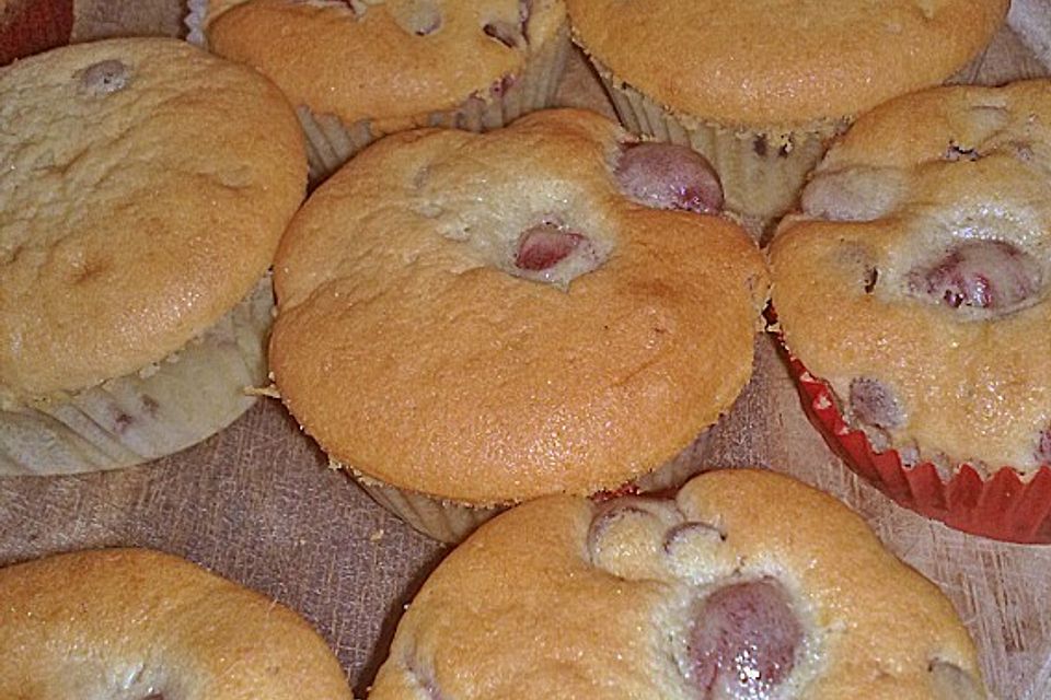 Saftige Kirschmuffins