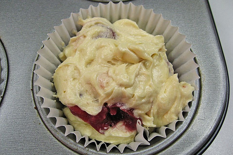 Saftige Kirschmuffins