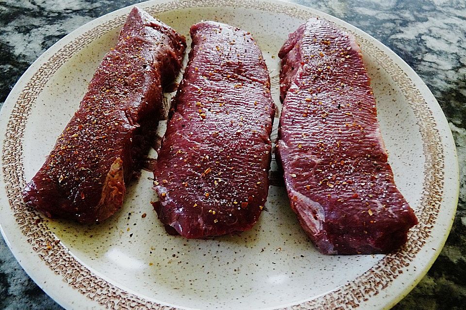 Bison Pfeffersteak