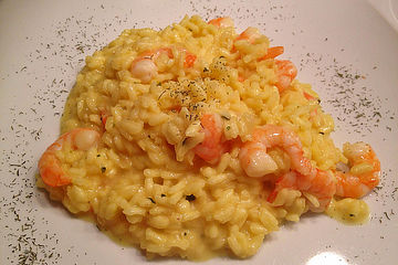 Safran Risotto Mit Flusskrebsen Und Shrimps Chefkoch