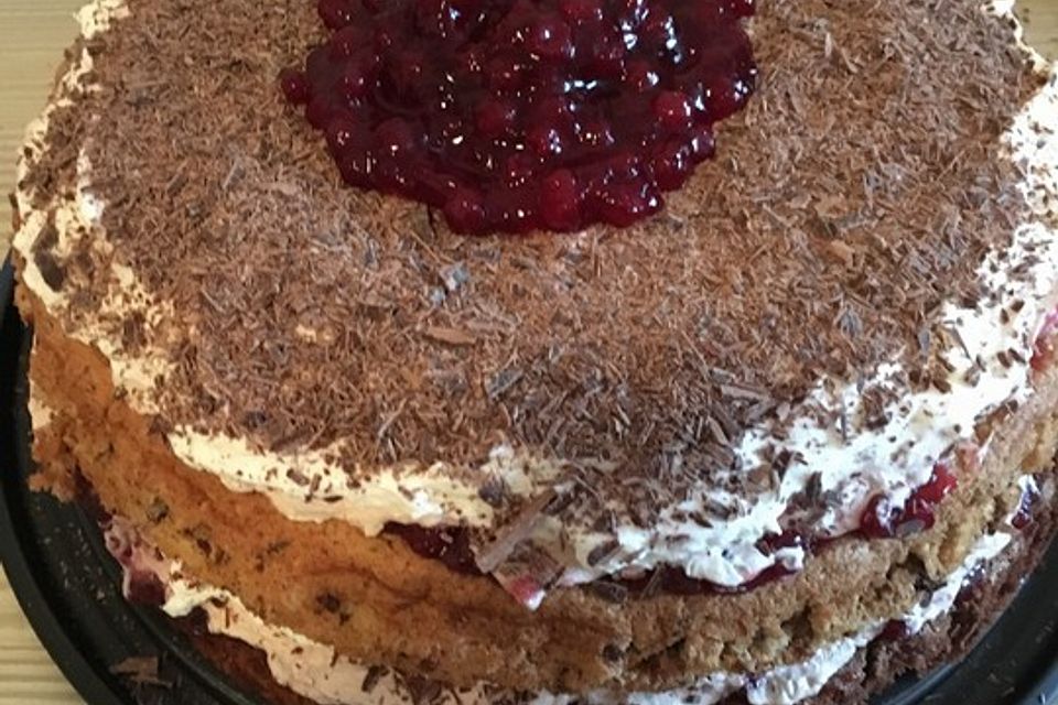 Dänische Preiselbeertorte