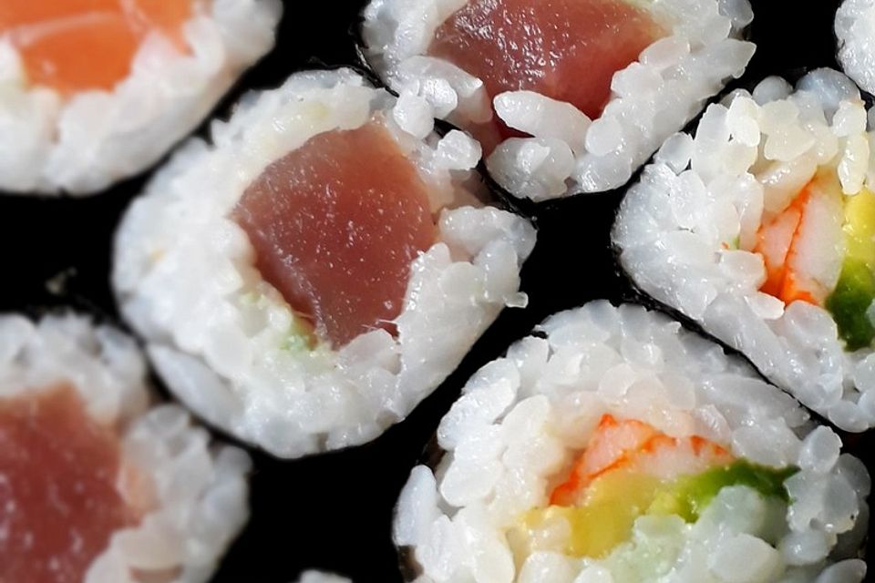 Leckere Maki - Sushi mit Surimi