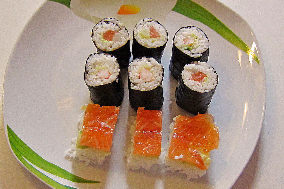 Leckere Maki - Sushi mit Surimi