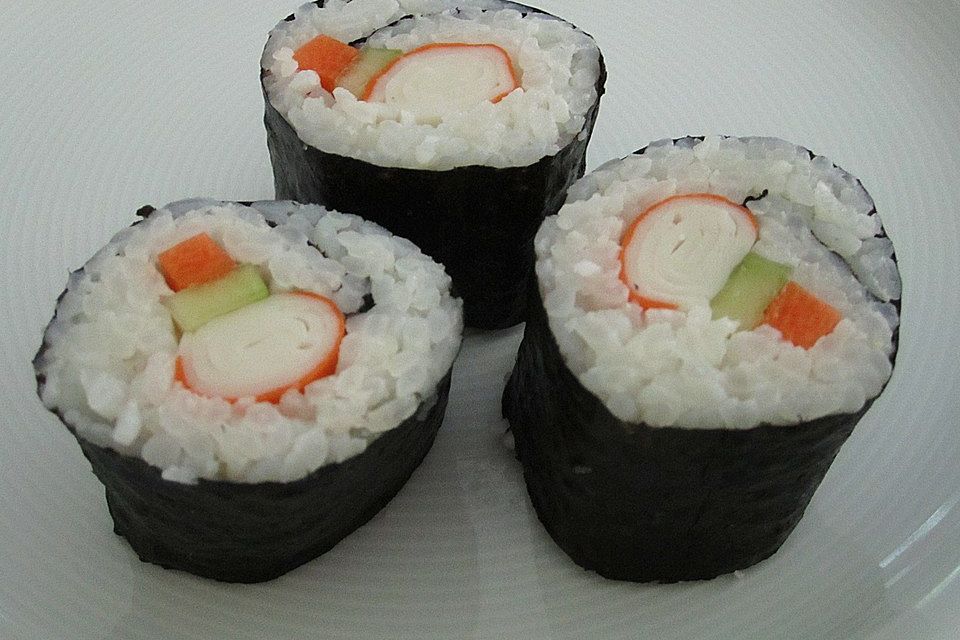 Leckere Maki - Sushi mit Surimi